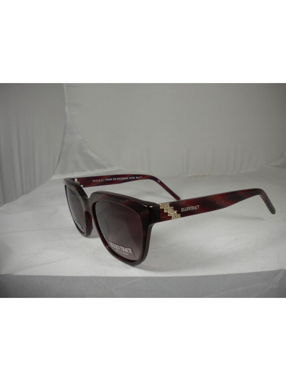 Ellen Tracy Women's Sunglasses Brisbane Wine Multi